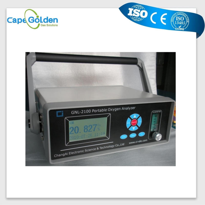 GNL-2100L Layar LCD Penganalisis Oksigen Portabel Konten Tinggi