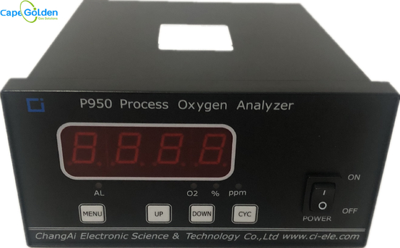 P950 Proses Kemurnian Oksigen Gas Analyzer Oxygen Purity Tester 80%RH