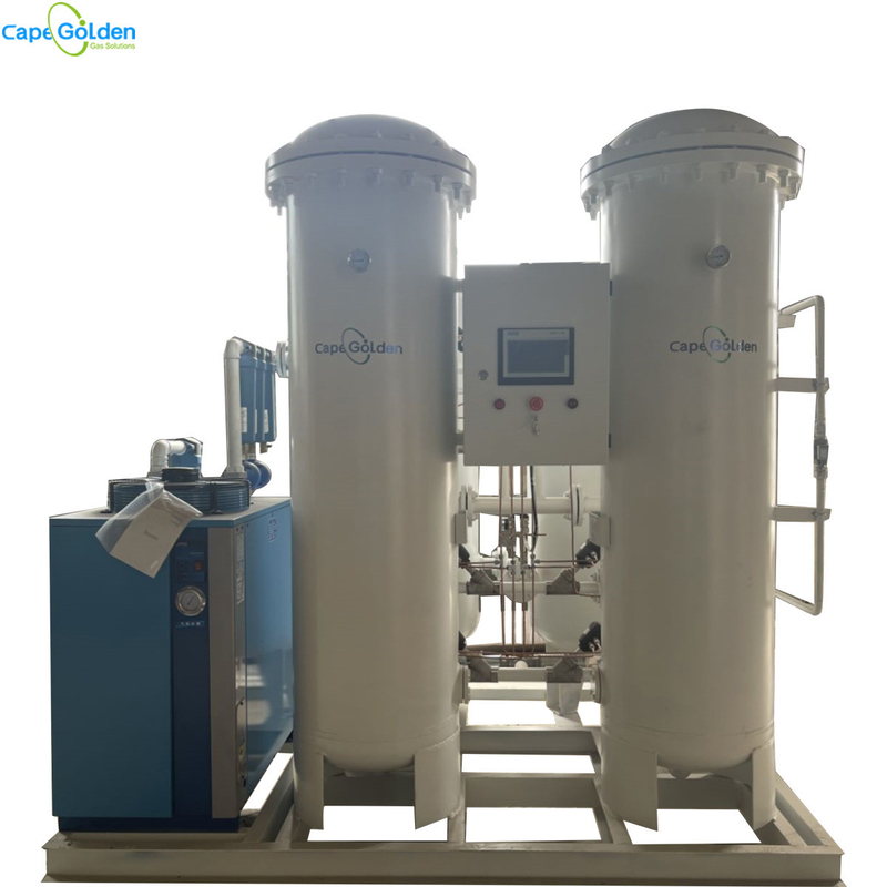 Generator Oksigen Kemurnian Tinggi Rumah Sakit 20Nm3 / H 100 Lpm 250 Lpm Pabrik Oksigen