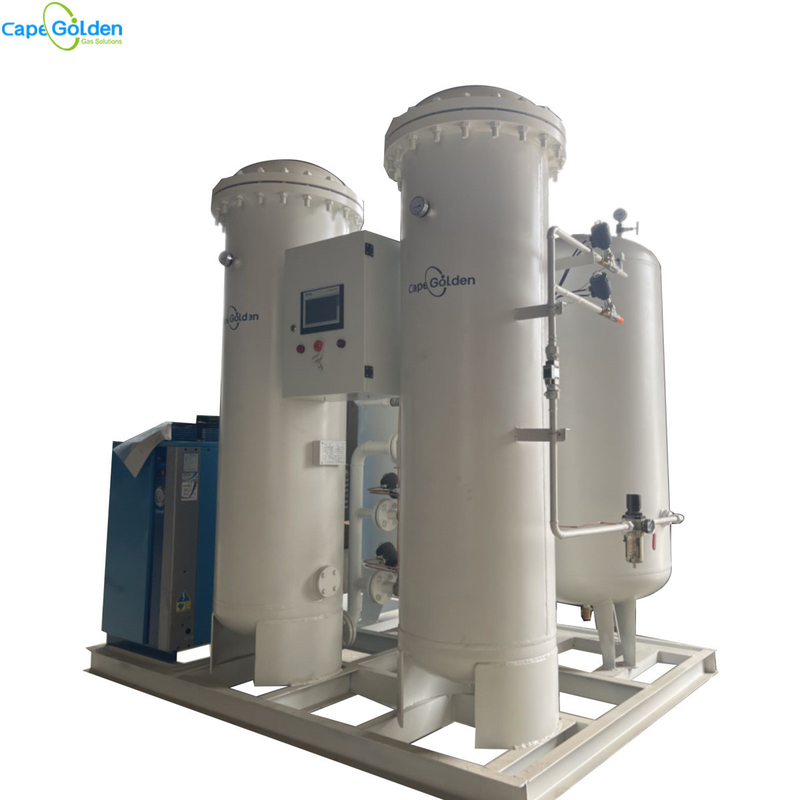 Generator Oksigen Kemurnian Tinggi Rumah Sakit 20Nm3 / H 100 Lpm 250 Lpm Pabrik Oksigen