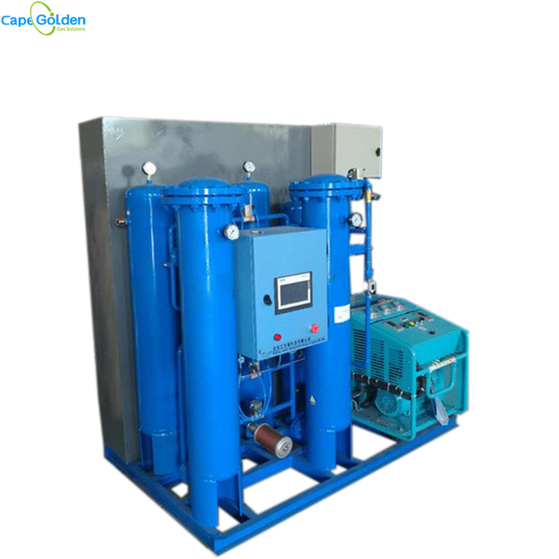 4 Menara Mesin Oksigen PSA Generator Oksigen Industri 5Nm3 / H Untuk Akuakultur