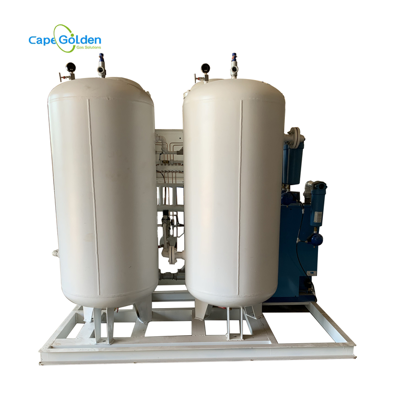 Generator Pabrik Oksigen Seluler Medis Kemurnian Tinggi 380v