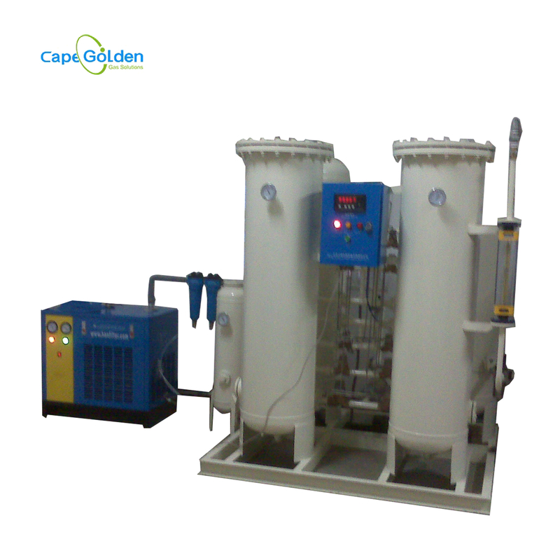 Generator Silinder Oksigen Rumah Sakit PSA Generator O2 Medis 15 Nm3 / H