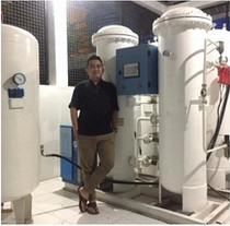 Baja Karbon Generator Oksigen Psa Industri Kontainer 440v